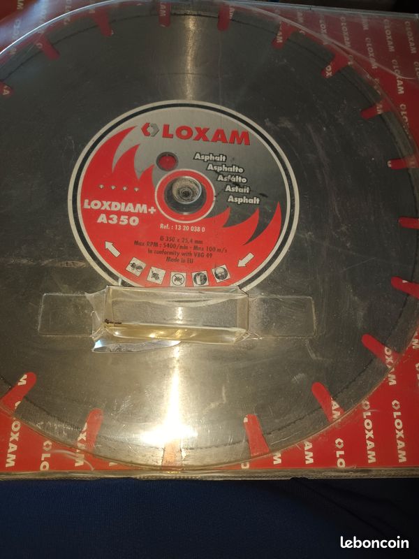 Disque diamant LOXAM 350X25.4mm (image 1)