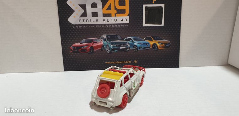 Majorette Citroen Dyane Raid 231 Vert Fluo Etat Neuf Blister Scellé