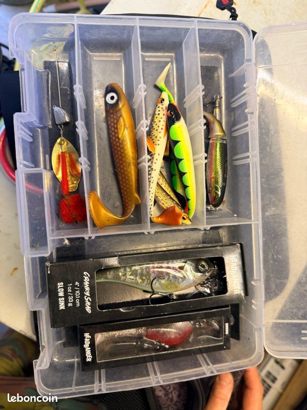 Lot De 6 Leurres De Pêche En Eau Salée - Sac De Rangement Inclus - Idée Cadeau