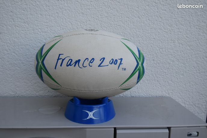 Ballon Rugby Gilbert – Coupe Du Monde 2007, Taille 5, Neuf Sous Emballage