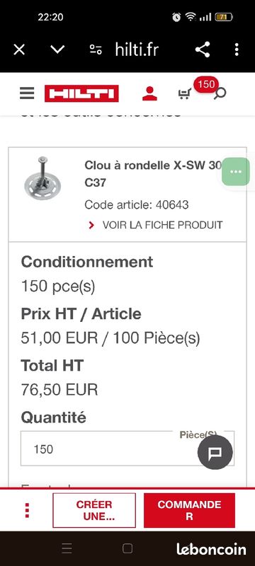 Clous à rondelles (image 6)