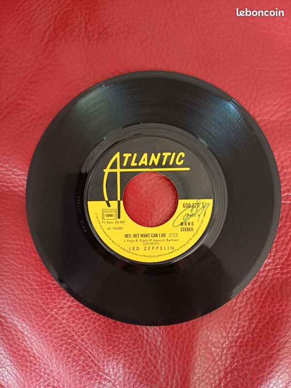 45T Led Zeppelin. "Immigrant song" (image 4)