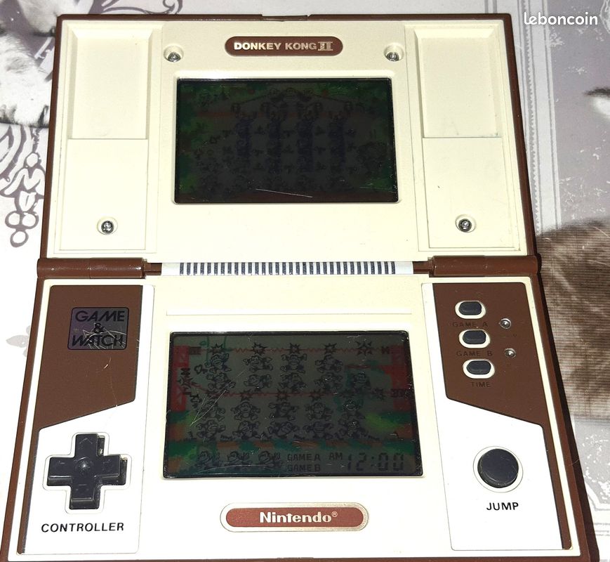 Game watch donkey kong 2 dk-55 1983 sans boite ecran nickel (image 1)