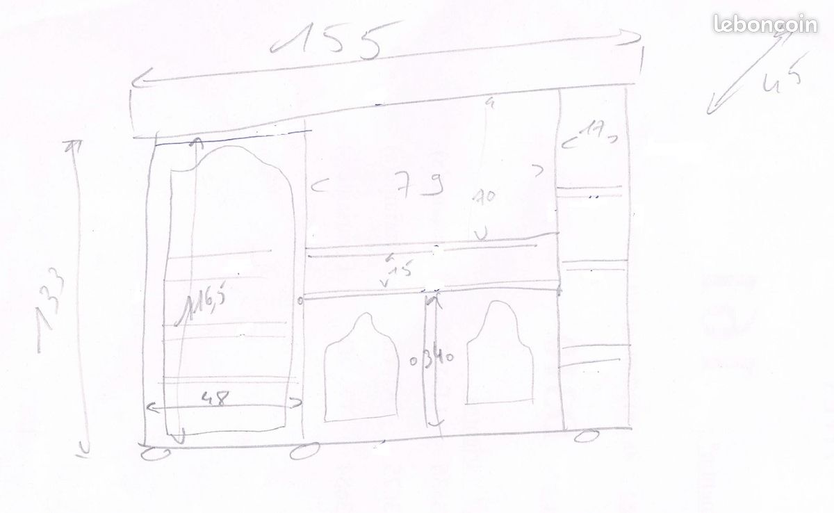 Meuble TV rustique (image 6)