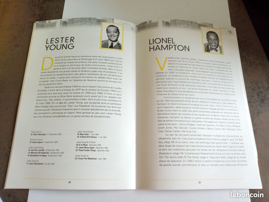 Coffret 20 CD TRIOMPHES DU JAZZ (image 8)