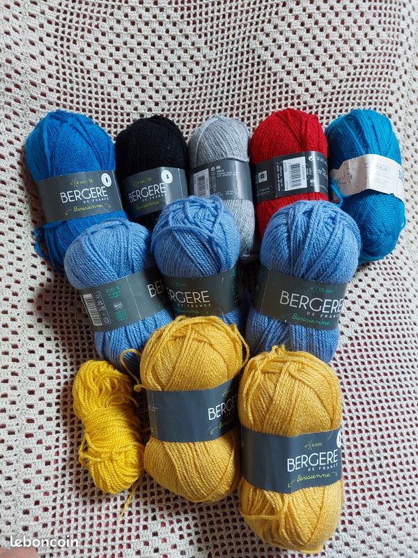 10 Pelotes De Laine Bisque – 100% Acrylique Bergère De France – Barisienne 7