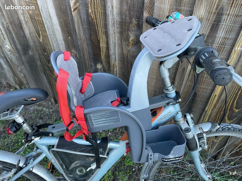 WeeRide Siège enfant avant pour vélo Gris/rouge