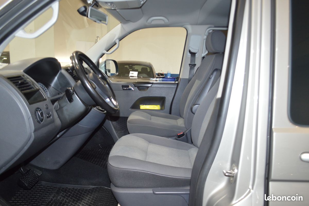 VW CARAVELLE LONGUE 2.0 BITDI 180 DSG7 8 PLACES-06/2010- Réfection Moteur Fiabilisé-GPS CarPlay-Attelage-Etat Rare-Historique Limpide-Garantie 6 Mois (image 6)