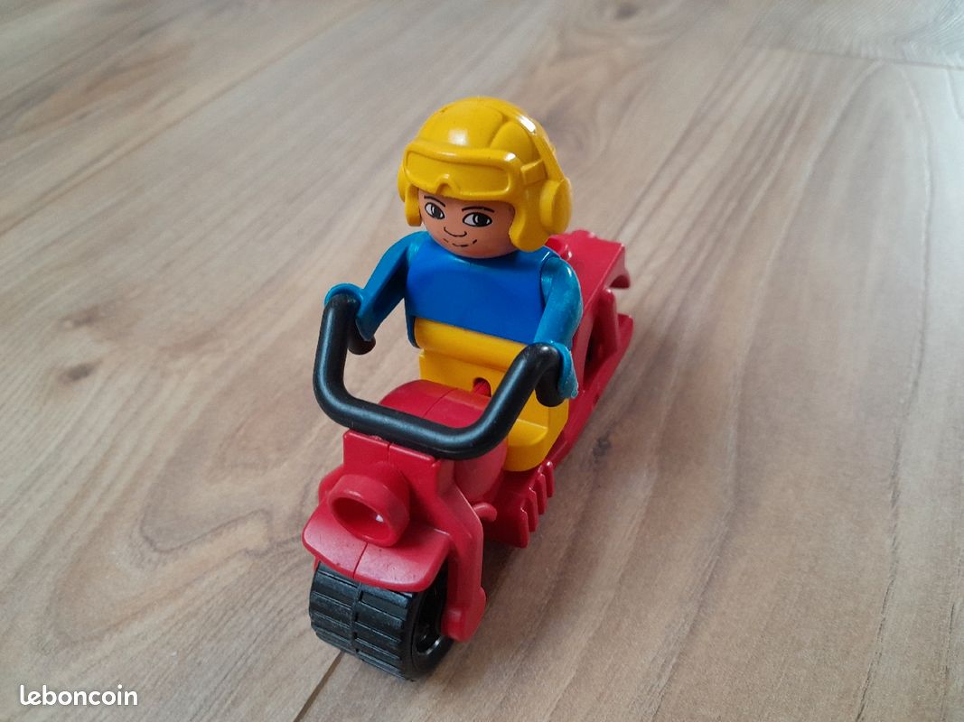 Duplo vintage moto rouge (image 1)