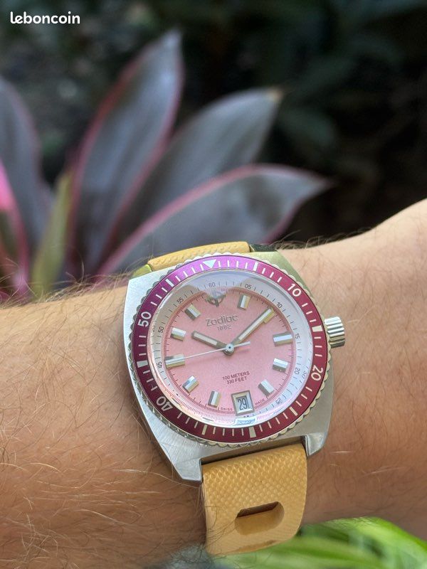 Cadran De Montre Zodiac Vintage - Fabriqué En Suisse, état Occasion, Parfait Pour Collection Ou Customisation