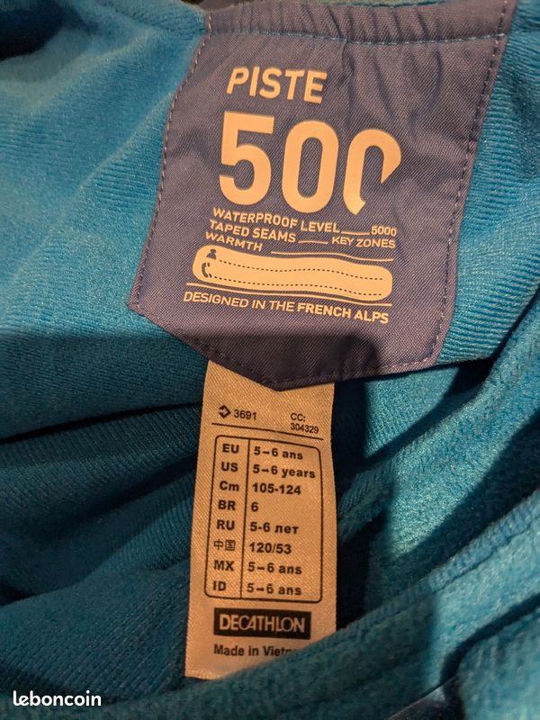 Veste et pantalon de ski enfant (image 8)
