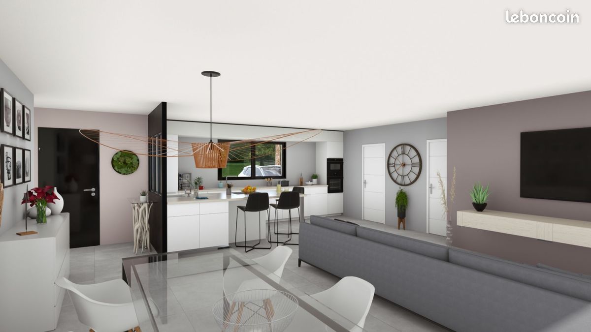 Projet de construction d'une maison 113 m² avec terrain à LE VERDON-SUR ...