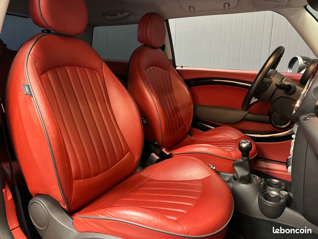 MINI MINI 1.6i - 170 Cooper S / INT CUIR ROUGE (image 11)