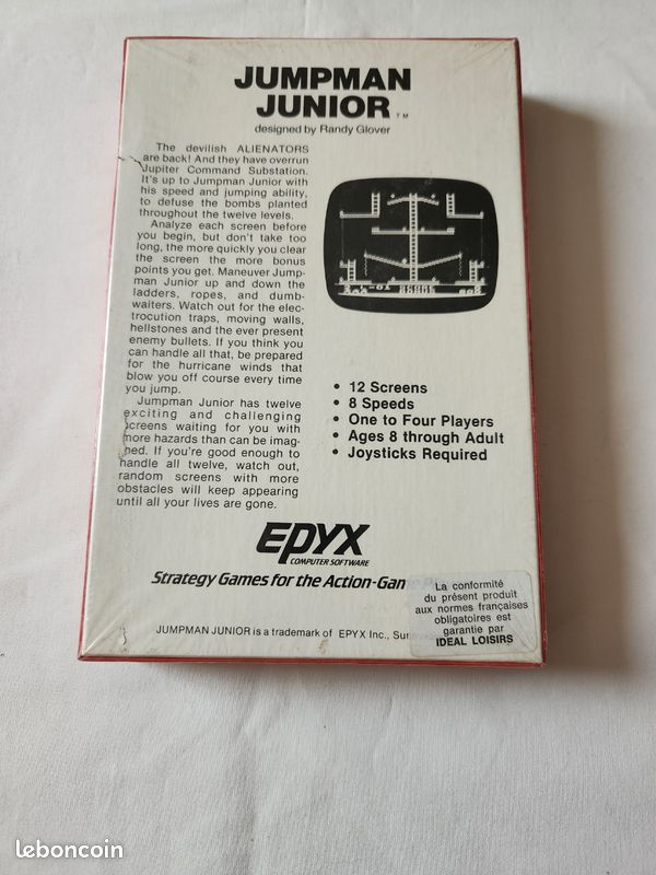 Jumpman junior atari 400/800/xl/xe epyx (image 2)