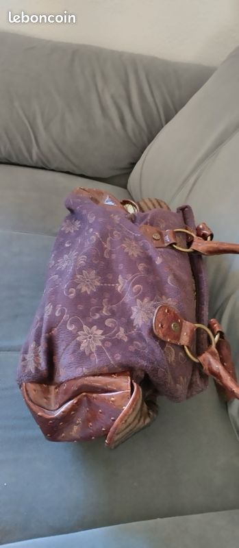 Sac à Main Vintage Lollipops Marron – Style Rétro Chic Fourre-tout