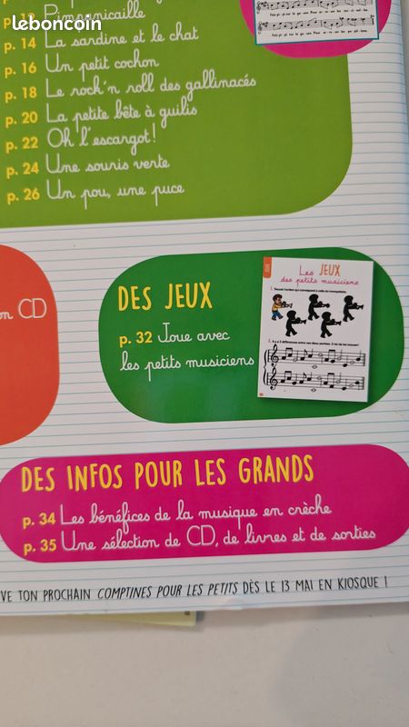 Comptines pour les petits n°41 avec CD (image 4)