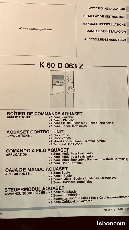 PAC Air/Eau 8 kW TECHNIBEL Réversible – Bon état – ou Pièces Équipements complets (image 7)