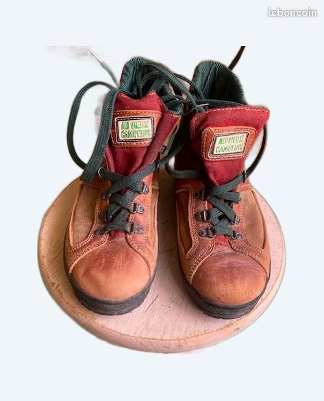 Chaussures randonnées femme cuir et daim- Vieux campeur Chaussures