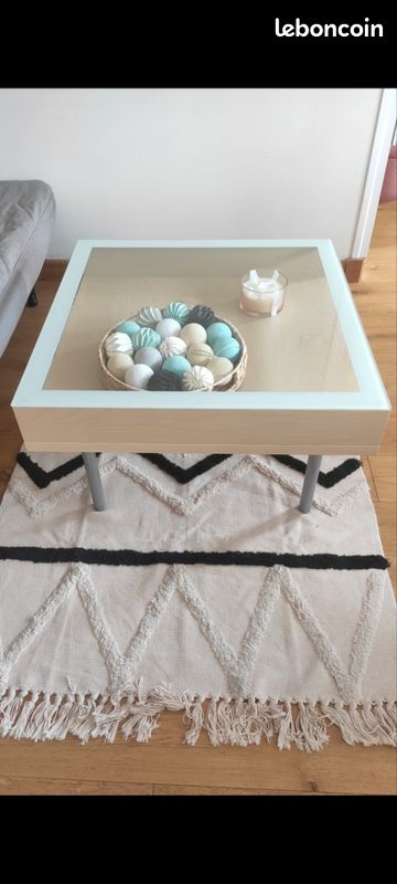 Table basse vitrée (image 4)