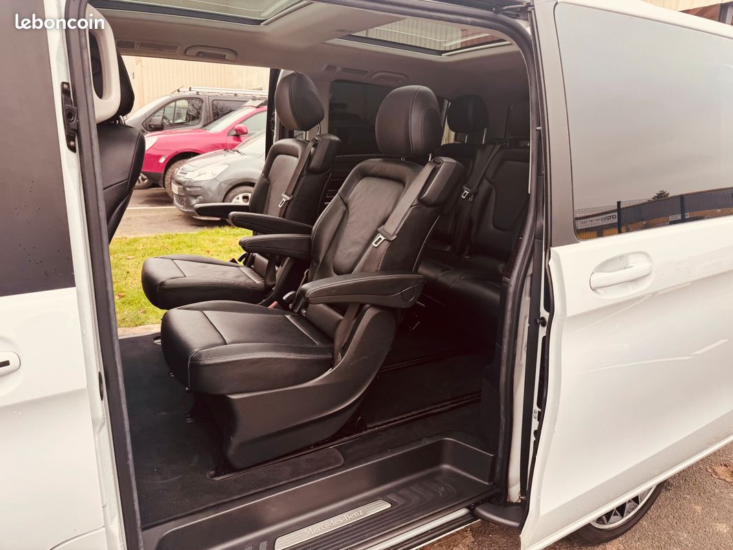 Mercedes classe v ii long 250 d avantgarde 9g-tronic 2 toits ouvrants burgmester equipé pmr amovible si necessaire 990 euros sans apport (image 15)