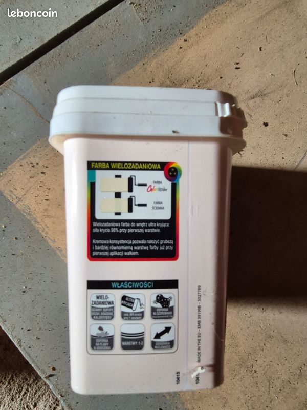 Lot de 23 pots de peinture V33 Colorissim’ – Corail satiné – 1 L (image 3)