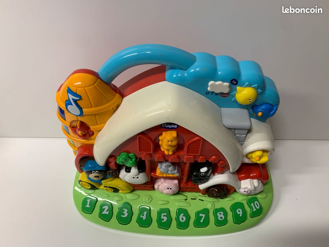 Jeux Chicco animaux Ma ferme éducative bilingue français/anglais - Multicolore (image 4)