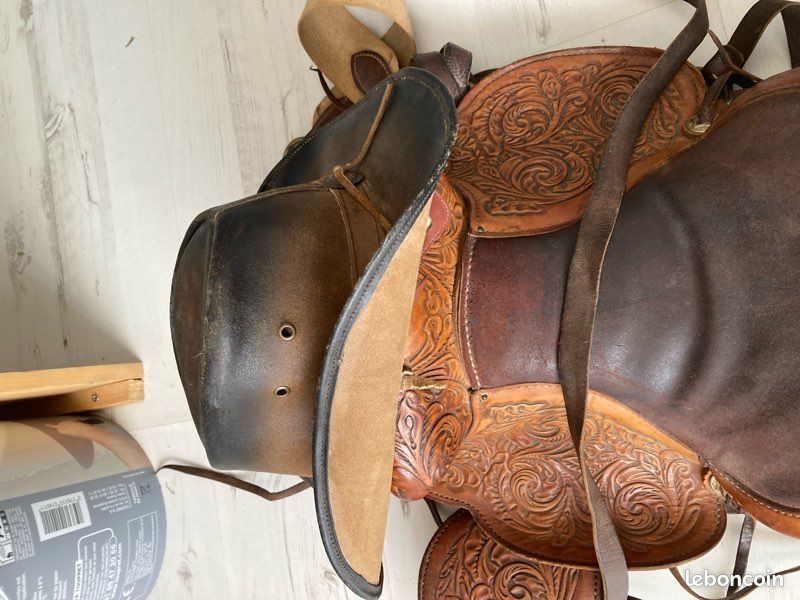 Harnais De Prière Vintage – Argent Et éperons Cow-boy – Selle Antique