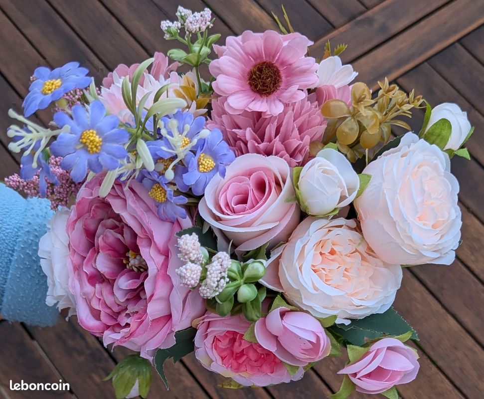Bouquets et guirlandes de fleurs artificielles pour mariage, fête... (image 3)