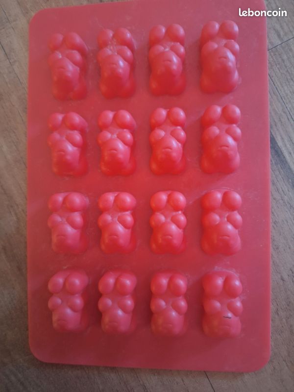 3 Moules Silicone Bonbons + 2 Pipettes – Ours, Dino & Mini Cavités Pour Gummy, Chocolat, Glaçons & DIY
