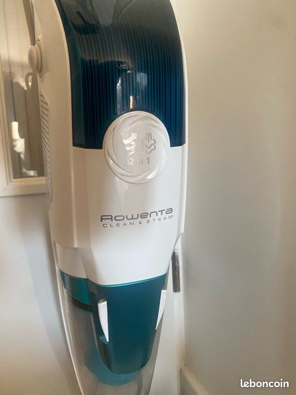 Nettoyeur Vapeur Rowenta 2-en-1 - Aspire Et Lave, Sans Détergent, Diffuseur Huiles