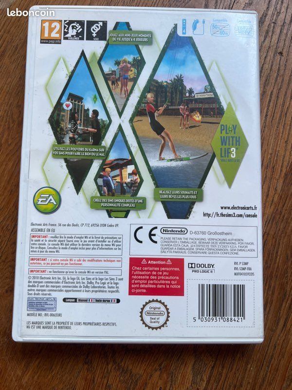 Jeu les sims 3 sur Wii (image 4)