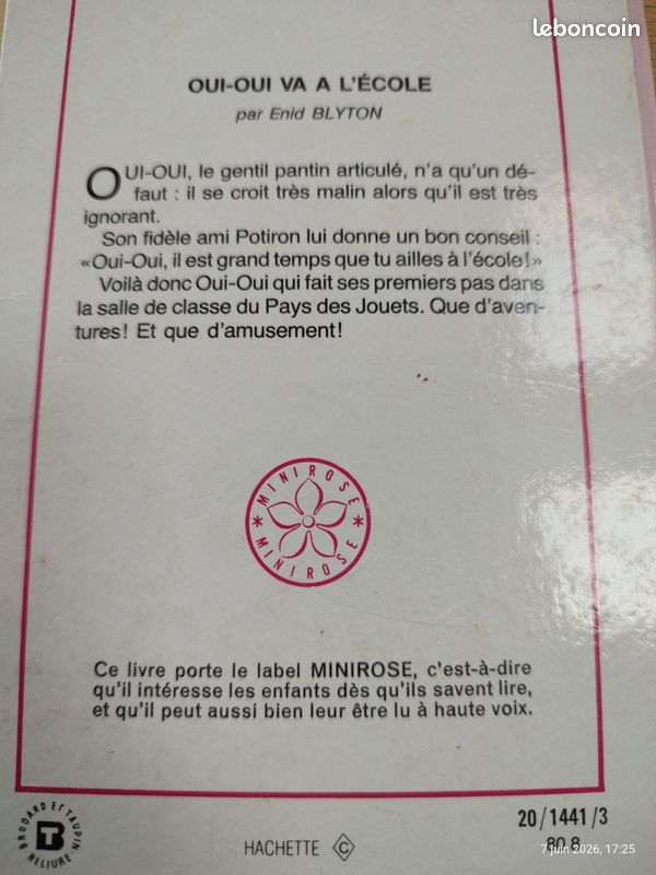 Livre Oui-Oui va à l'école (image 2)