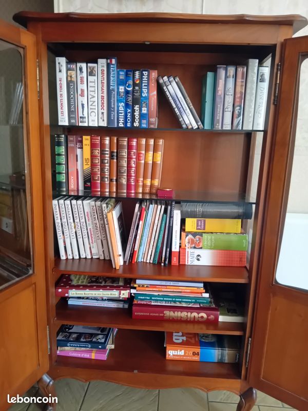 Petite bibliothèque Régence 2 portes (image 1)