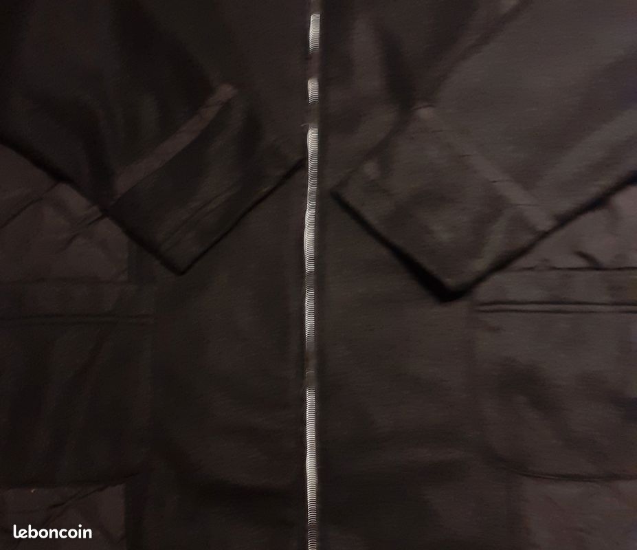 Manteau léger style polaire, noir, pour femme (image 5)