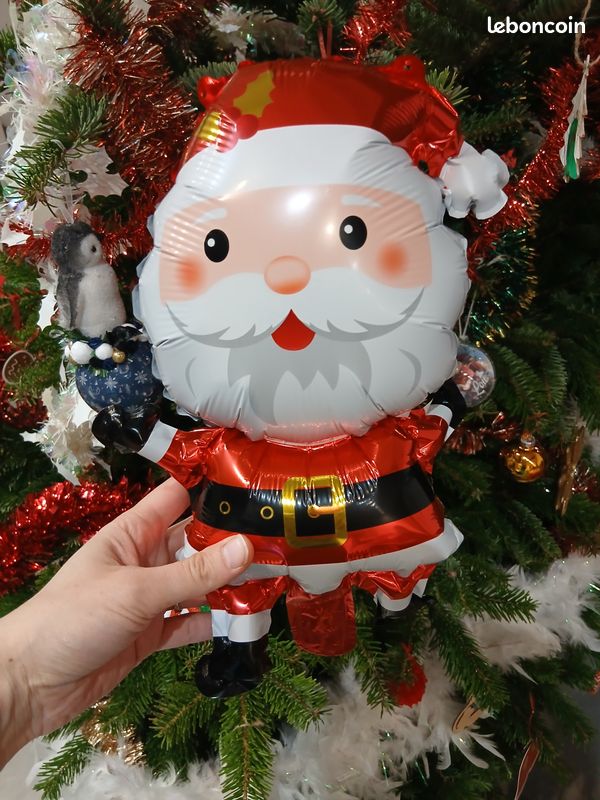 Ballons Géants Père Noël XXL - Décoration De Fête Gonflable Pour Noël