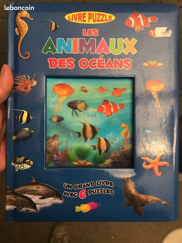Livre Puzzle - Les animaux des océans (image 1)