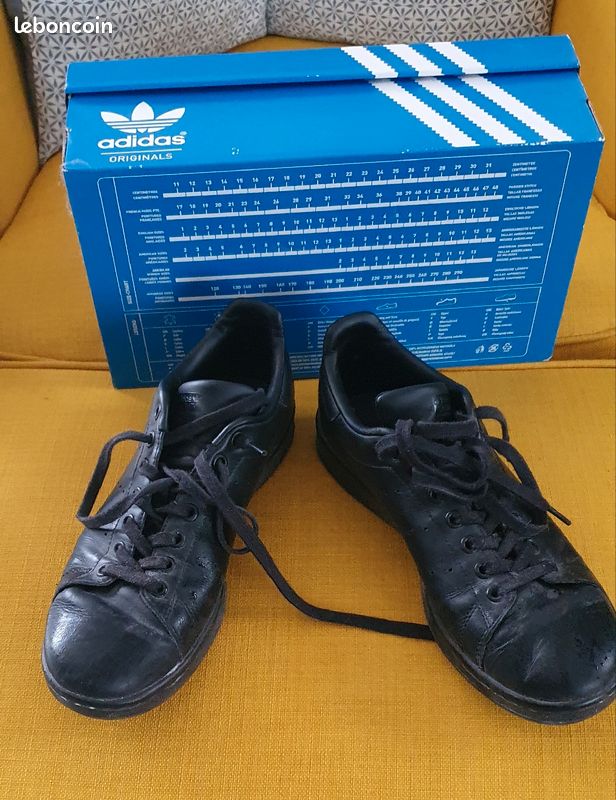 Basket noires Adidas taille 41 1/3 (image 2)