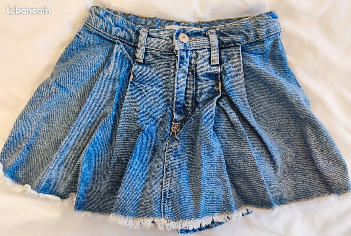 Denim Skirt Jupe Bleu Zara ZARA – Jupe En Denim – 11/12 Ans (152