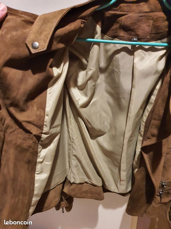 Blouson en cuir de caprin caroll taille 42 (image 5)