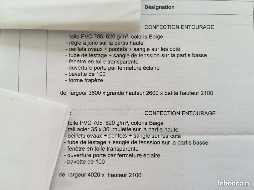 Entourage avancée de toit (image 8)