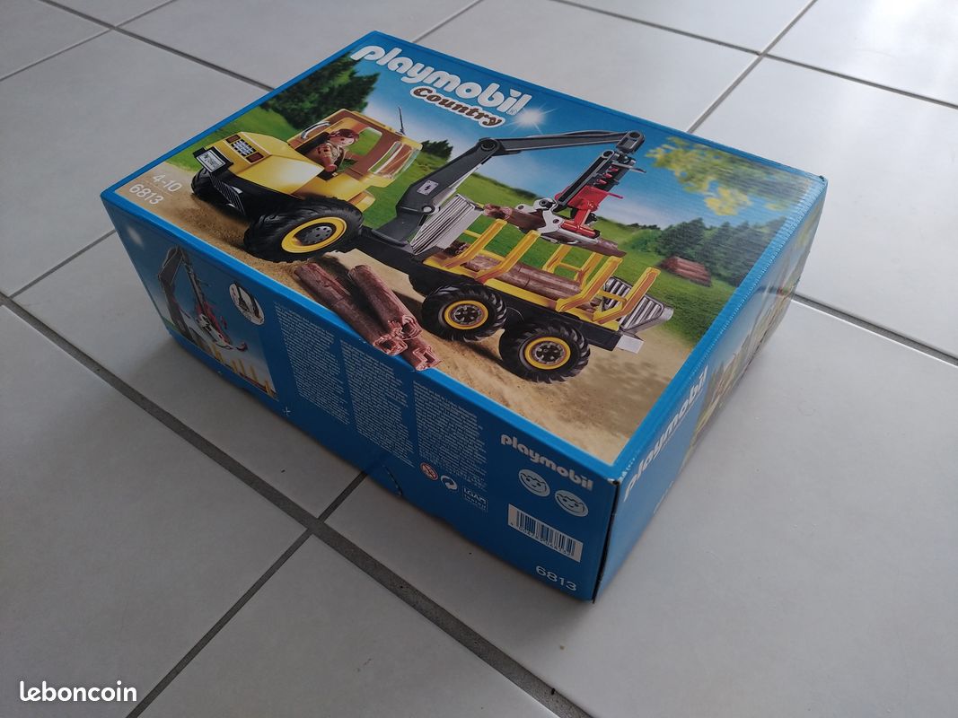 PLAYMOBIL – Tronc De Forêt En Bois (2x9cm) Pour Bûcheron – Pièce Détachée – Occasion – Réf. X177 Etc.