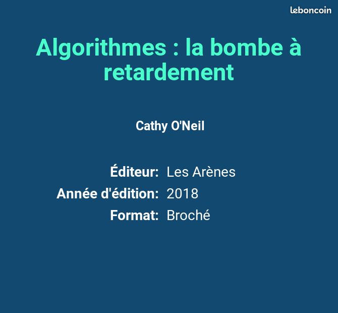 Algorithmes : la bombe à retardement - Cathy O'Neil (image 2)