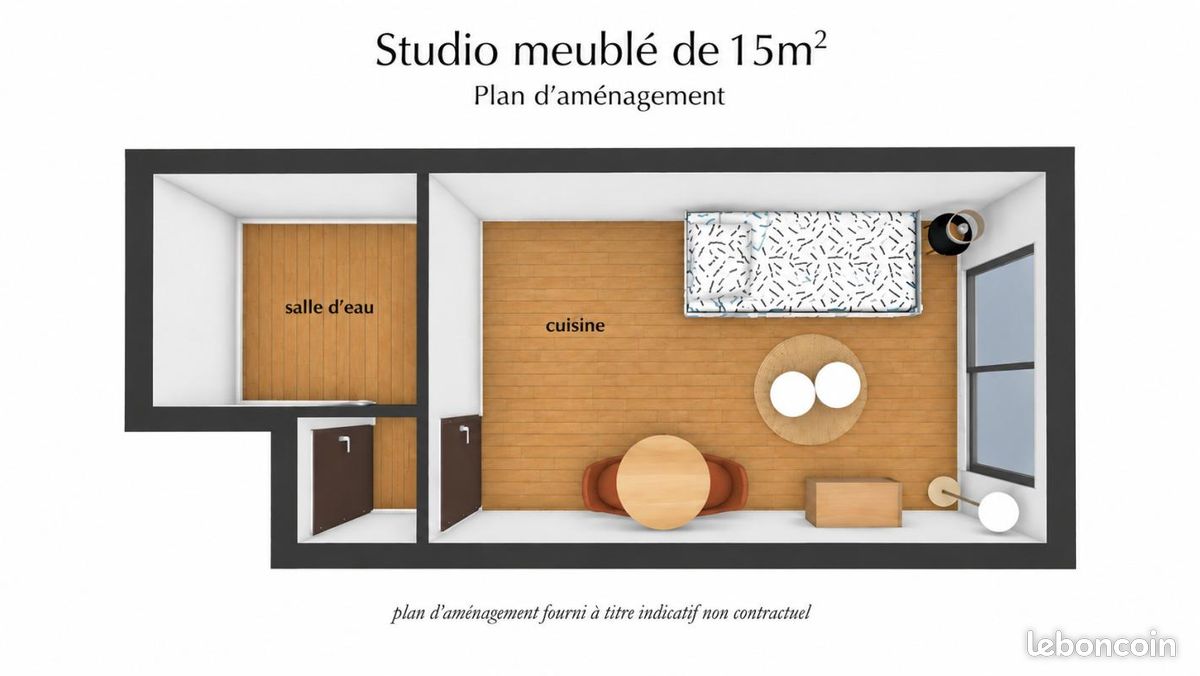 Appartement 1 pièce 14 m² · à Paris · 14 m² · 1 350 €/mois