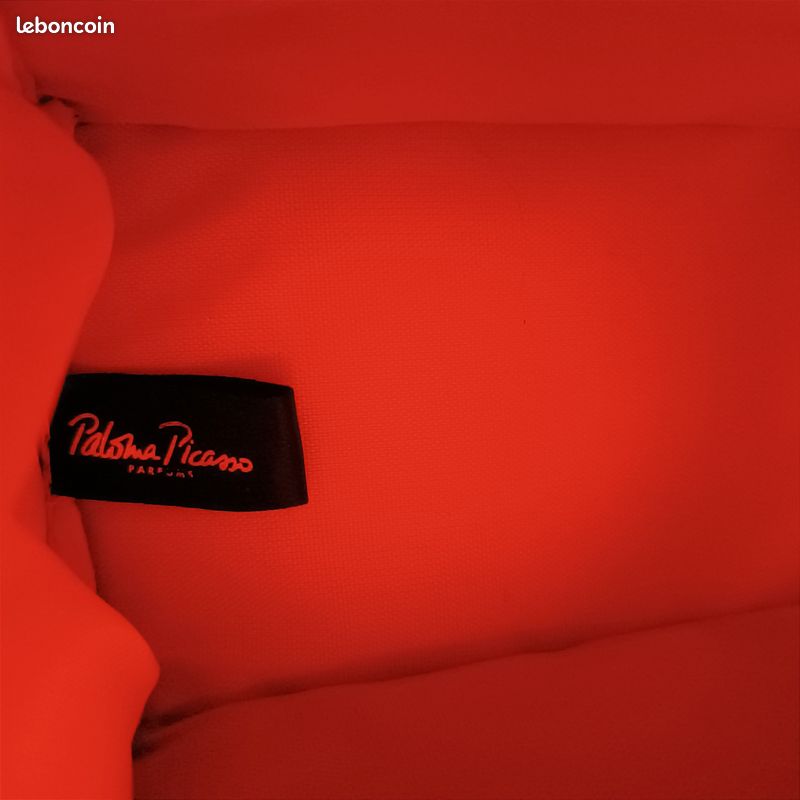Rare mini sac satin rouge Paloma Picasso (image 4)