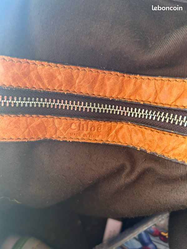 Sac à main Chloé en cuir camel (image 9)