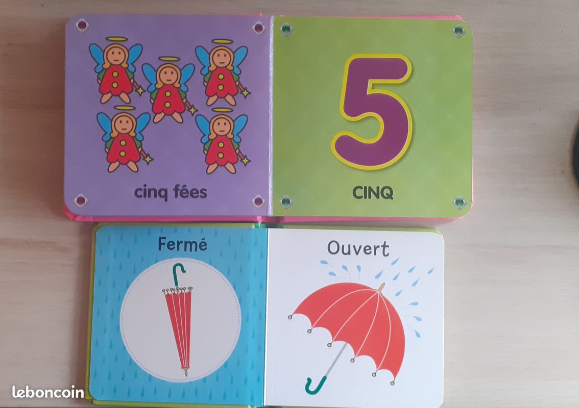 Lot de 2 livres pour tout petit : les chiffres & les contraires (image 2)