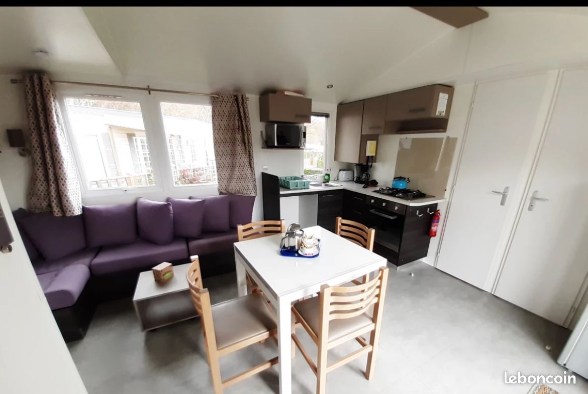 Superbe mobil home 3 chambres Climatisé, Vue Boisé Au Calme - Domaine de Dugny 4* au (image 10)