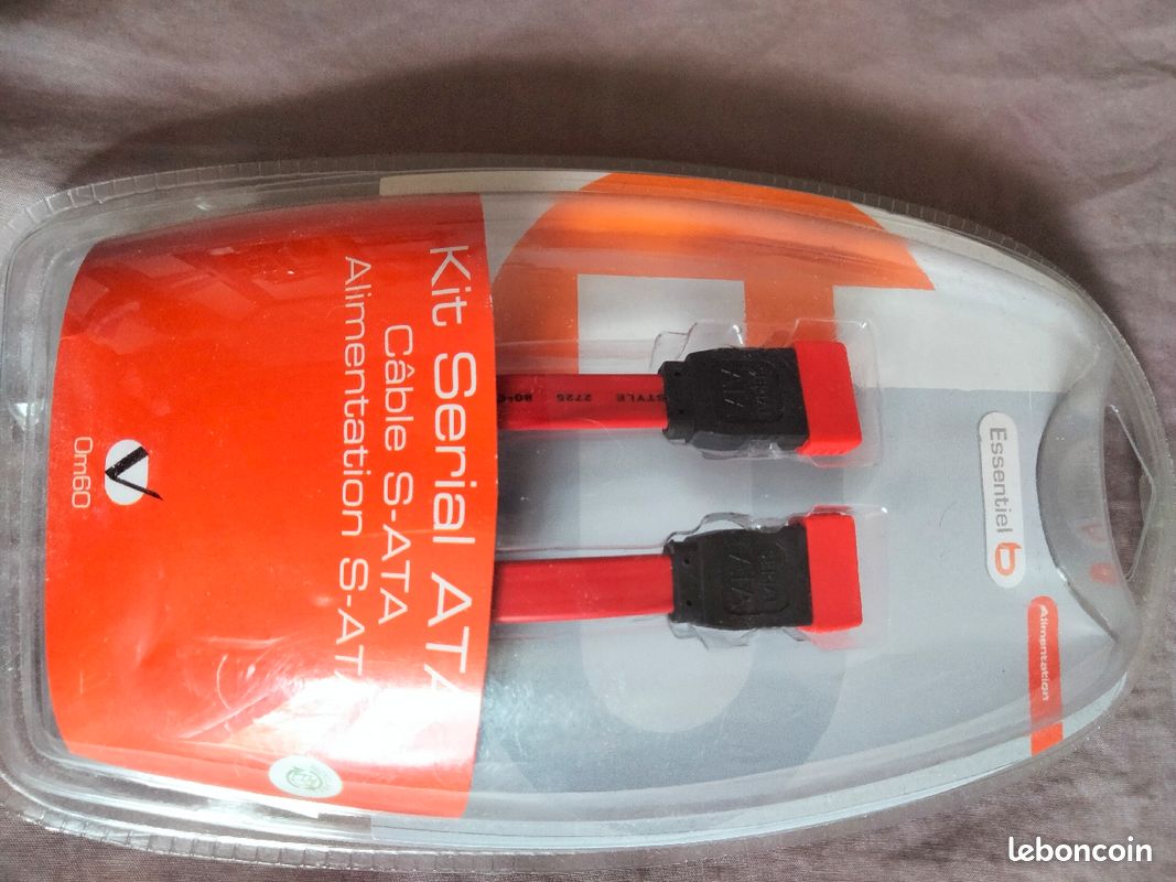 Câble Serial ata + câble alimentation Serial ata (image 1)