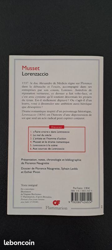 Lorenzaccio, Musset (image 2)