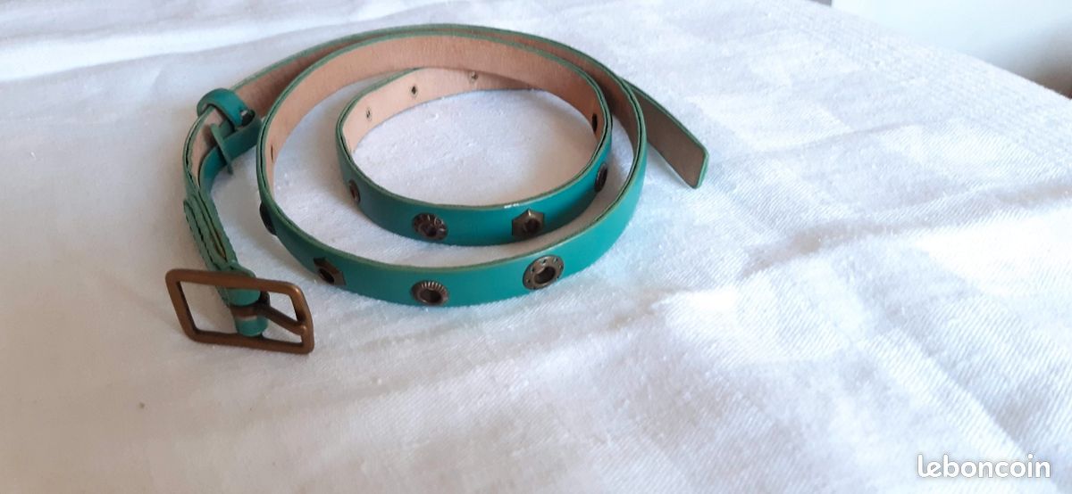 Ceinture neuve cuir t85 Salt and Pepper (image 4)